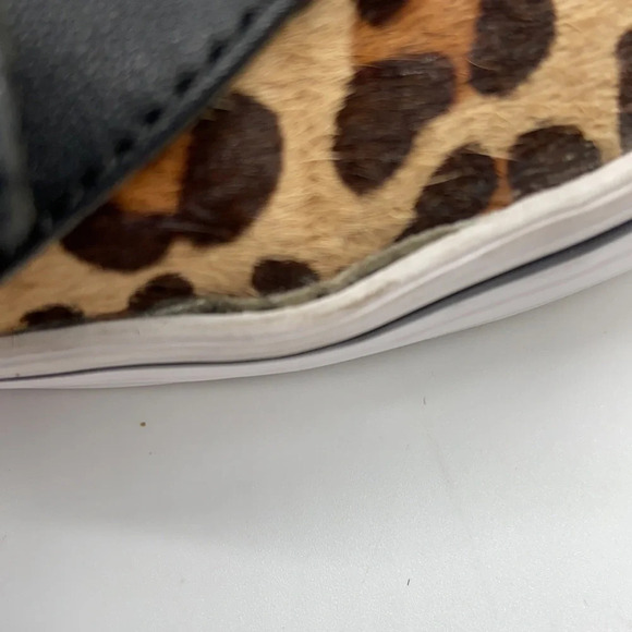 Kate Spade Delise Leopard Print Calf Hair Slip Ons - Size 7 1/2 - Picture 10 of 12